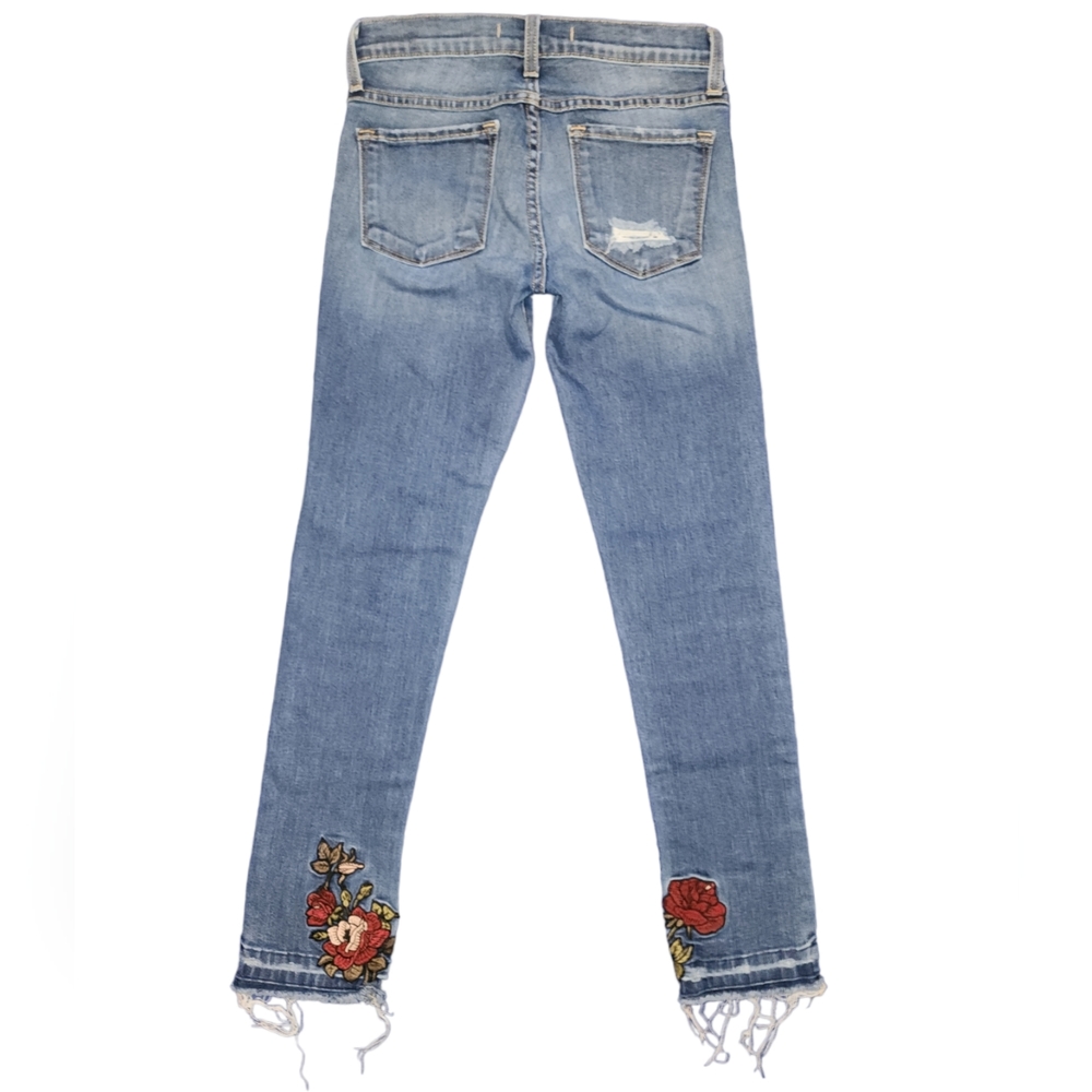 Flying Monkey Platinum - Embroidered Distressed J… - image 4